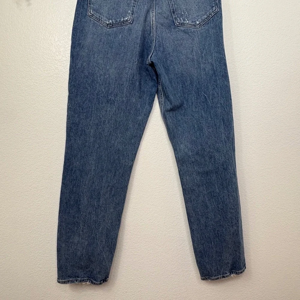 Abercrombie & Fitch Curve Love 90s Straight Ultra High Rise Jeans Blue 29 8R - Picture 9 of 9